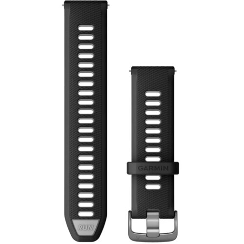 Garmin remen, 22 mm, crna/pra&scaron;kasto siva, s tamnosivim metalnim dijelovima Cijene
