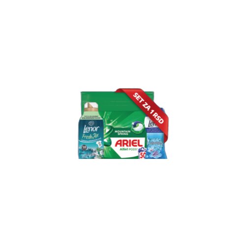 Ariel Lenor poklon set prašak Cene