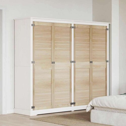  Vrata ormara 4 pcs Smeđa 170 x 49.5 x 2.1 cm Masivna borovina Cijene