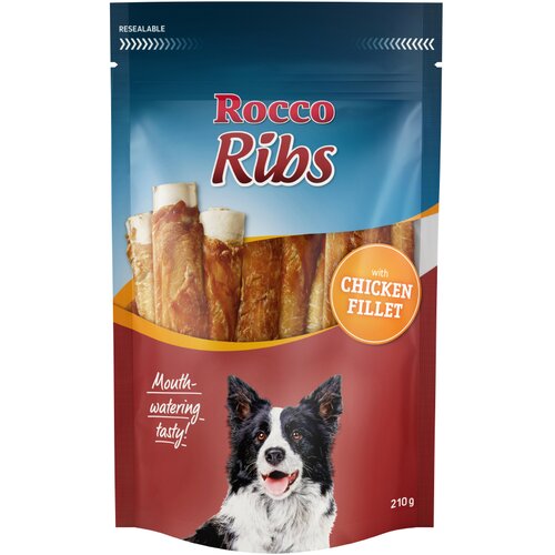 Rocco Ribs - S piščančjimi prsmi 210 g Cene