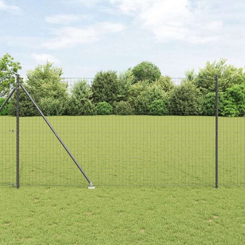  Stupovi ograde s &amp;scaron;iljkom 52 kom &amp;Oslash;32 mm 170 cm Galvanizirani čelik Slike