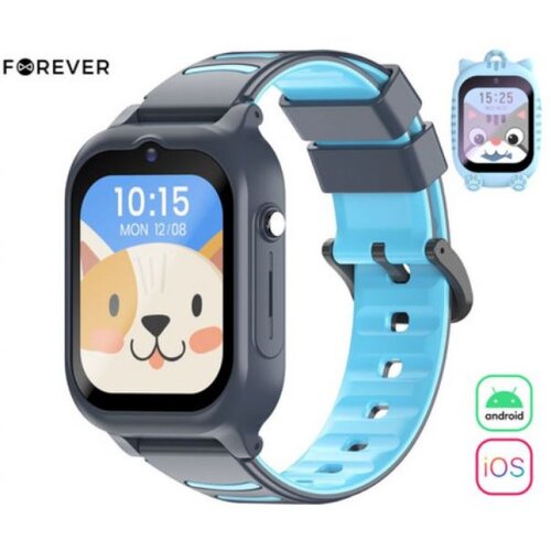 Forever GPS WiFi 4G KW-510 BLUE pametni sat za decu Slike