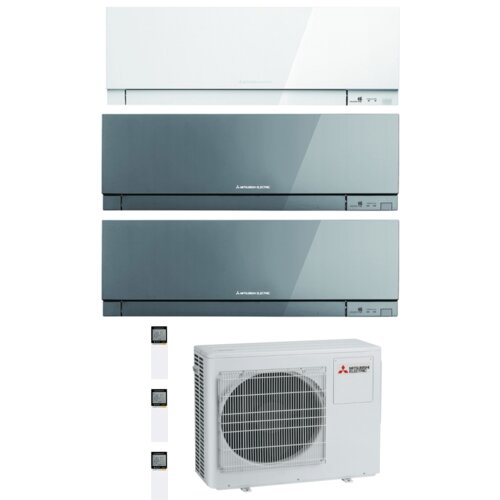 Mitsubishi multi-split klimatska naprava - 3X EF35VG (bela+siva+siva) + zunanja enota MXZ-3F68VF3 Slike