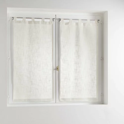 Douceur d intérieur Kremno bele prosojne zavese v kompletu 2 ks 60x90 cm Haltona –