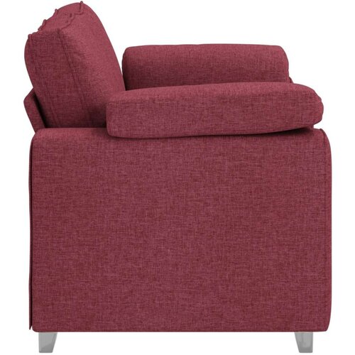  Dvosjed Sofa Vinasta Crvena 120 cm Tkanina Slike