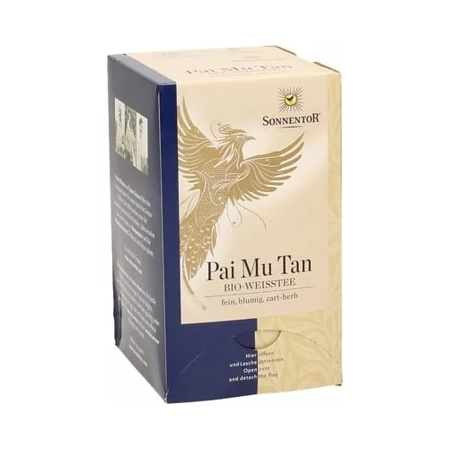 Sonnentor Bio bijeli čaj Pai Mu Tan - Vrećice čaja, 20 komada