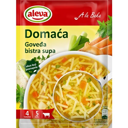 Aleva supa goveđa sa mesom 50g Slike