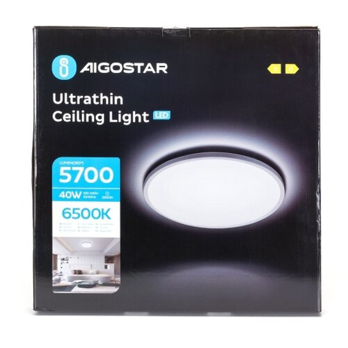 Aigostar LED stropno svetlo za kupatilo LED/40W/230V 6500K prečnik 54 cm IP44 Slike