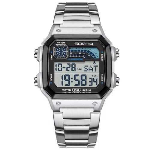 Sanda Digitalna ura BI-41800 - Srebrna / Črna Cene