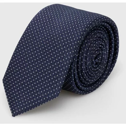 Hugo Svilena kravata mornarsko modra barva