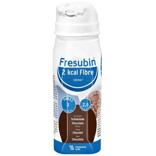 Fresenius Kabi napitak sa visokom energetskom vrednošću i biljnim vlaknima za tretman neuhranjenosti ukus čokolade fresubin fibre 200ml 103097.0 Slike
