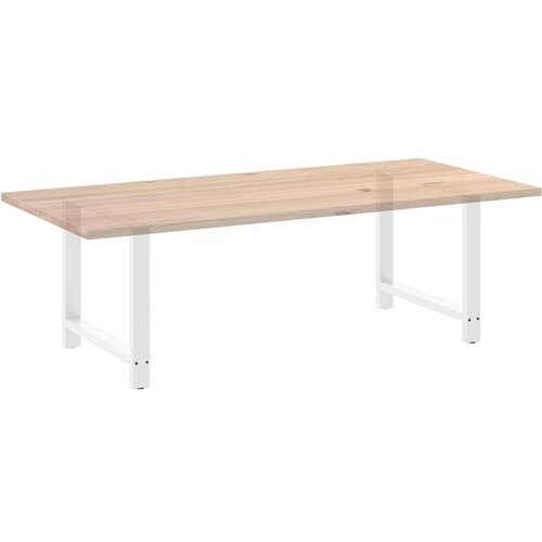  Noge stolića za kavu 2 kom bijele 100x(72-73) cm čelik Slike