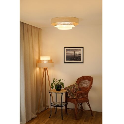  Brilagi-LED Plafonsko svetlo DENVER LUNETA LED/12W/230V, prečnik 60 cm, bež/krem Slike