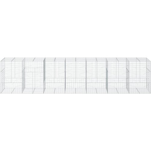  Gabionska ko&amp;scaron;ara s poklopcem 700x100x150 cm pocinčano željezo Slike