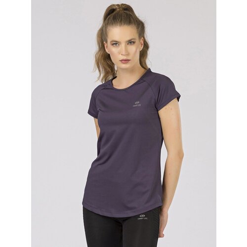TOMMY LIFE T-shirt-298-TS-TL-97101.03X-dark purple Slike