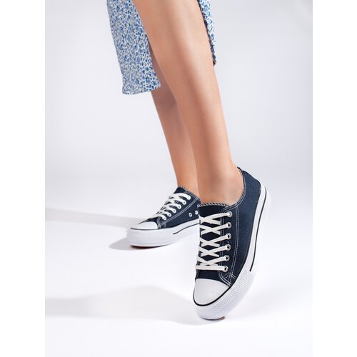 Shelvt Navy blue women's sneakers Cijene