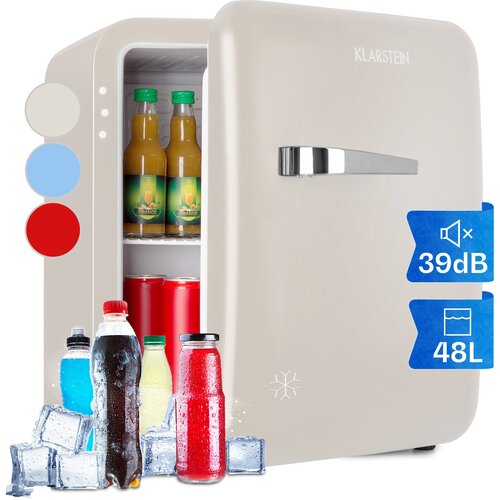 Klarstein Audrey Mini, retro hladnjak, 48 L, 2 etaže, energ. klasa F Cijene
