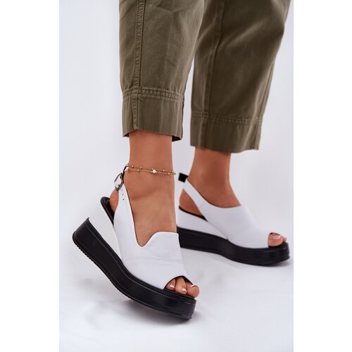 ARTIKER Leather Women's Wedge Sandals Cene