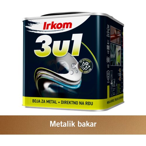 Boja za metal 3u1 metalik bakar 1KG Cene