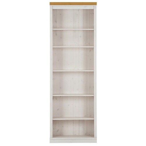 St&amp;oslash;raa Bel regal iz masivnega bora 74x223x37 cm Anita &amp;ndash; Slike
