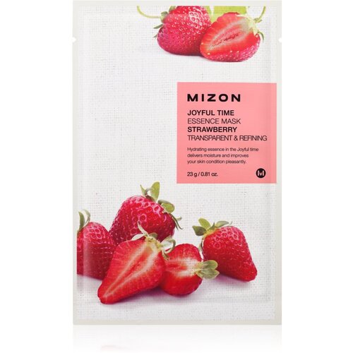 Mizon Joyful Time Strawberry Sheet maska za omek&amp;scaron;avanje lica 23 g Slike