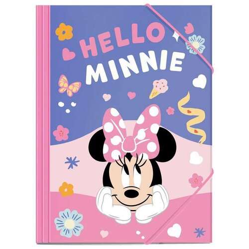 Luna mapa s gumicom s motivom Hello Minnie 25x35 cm Slike