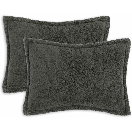  Presvlaka za jastuk 2 pcs HOUTEN Tamnosiva 40 x 60 cm Bouclé Cene