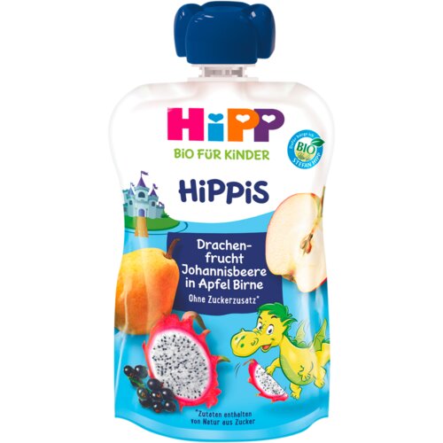 Hipp is bio jabuka i kruška sa zmajevim voćem i ribizlom 100g Cene