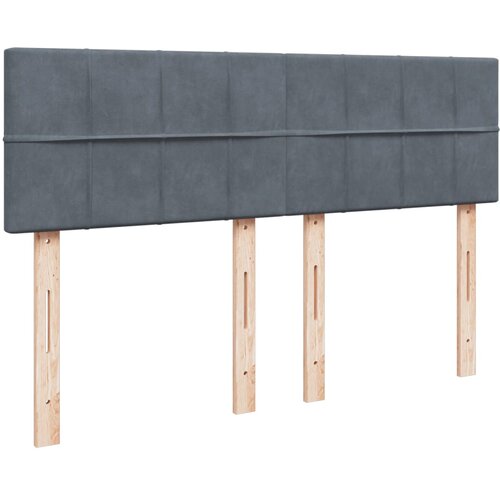  Krevet s oprugama i madracem tamnosivi 140x200 cm bar&amp;scaron;unasti Slike