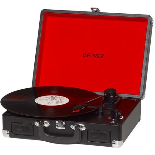 Denver gramofon VPL-120 , USB, zvučnici 2 x 1W, audio out, 331/3rpm, 45rpm or 78rpm, PC recording,crni Cijene