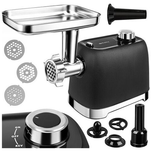 Ruhhy električna ma&scaron;ina za mletje mesa 2400 W, Reverse, 3 re&scaron;etke, do 2,5 kg/min Cene