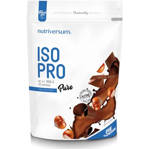 NUTRIVERSUM iso pro protein čokolada lešnik, 1kg Cene