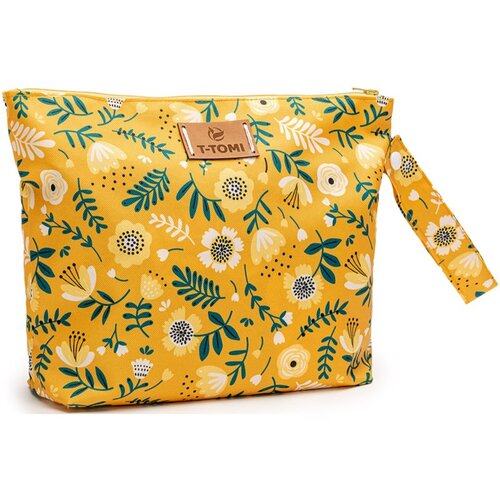T-TOMI Big Baggie putna torbica Mustard Flowers 24x28 cm Slike
