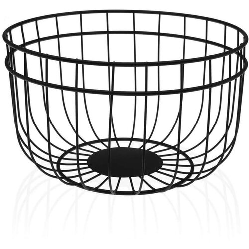 Posuda za Voće Versa Crna Čelik (25 5 x 15 x 25 5 cm) Cijene