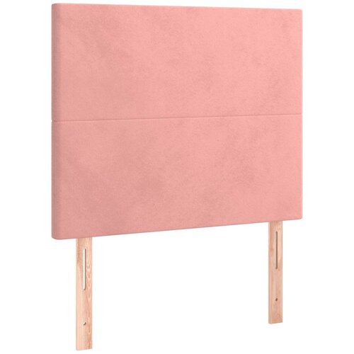 Box spring krevet s madracem ružičasti 90x200 cm bar&amp;scaron;unasti Slike