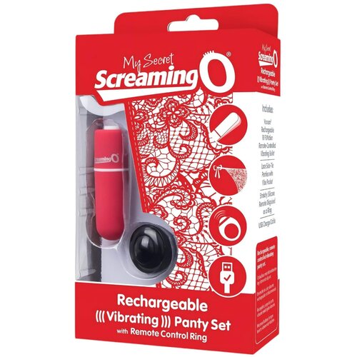 The Screaming O Charged Remote Control Panty Vibe Red Slike