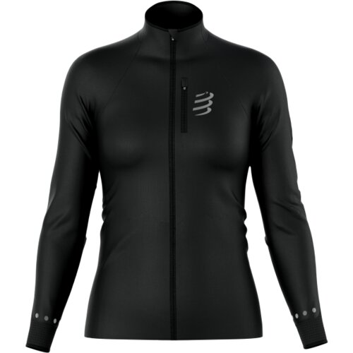 Jakna Compressport Hurricane Windproof Jacket Woman Black - XS Cijene