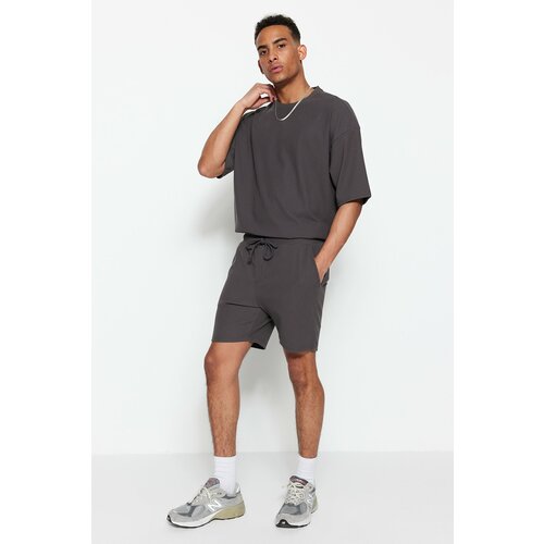 Trendyol shorts - gray - normal waist Cene
