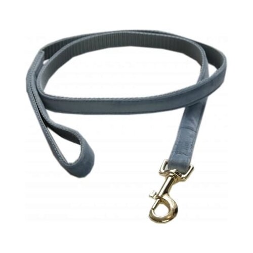 Kentucky Dogwear Pasji povodec &amp;quot;Velvet&amp;quot; 120 cm - svetlo modra Slike