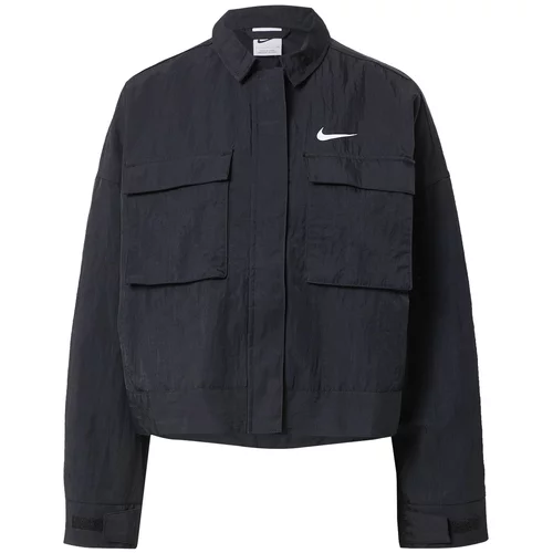 Nike Sportswear Prehodna jakna črna