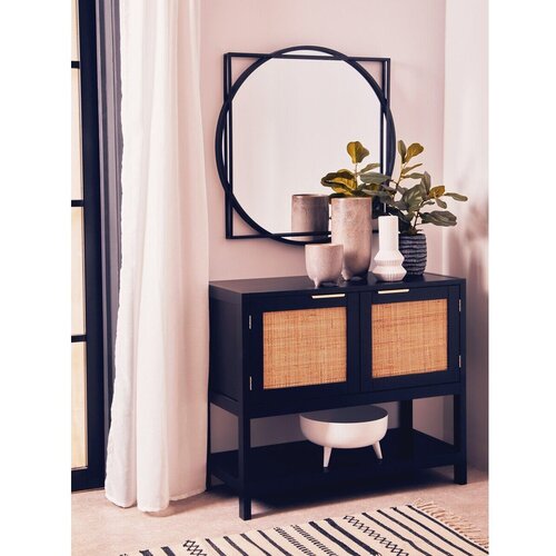 Premier Housewares Črna komoda 85x73x38 cm Sherman &amp;ndash; Slike