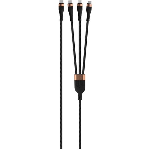 Winner Group - USB kabl 3u1 USB-C / Lightning, USB-C i Micro USB, 100 W, 1,5 m, crna Cene