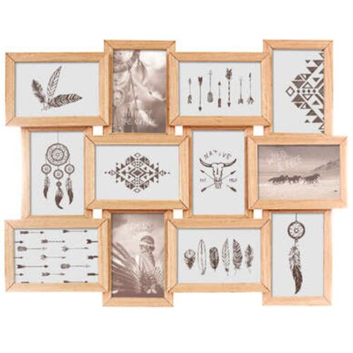 Atmosphera OKVIR ZA 12 FOTOGRAFIJA MIA 10X15CM MDF/PVC BEŽ Cijene