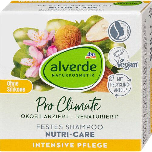 Alverde Naturkosmetik Pro Climate NUTRI-CARE čvrsti šampon 60 Cene