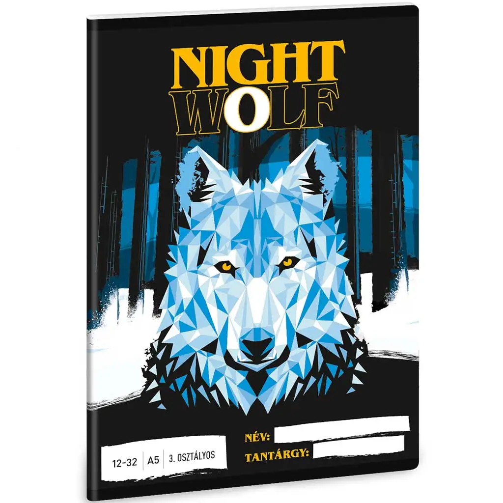 Ars Una nightwolf - noći vuk 3. razred bilježnica s crtama 32 str. A/5 Cijene