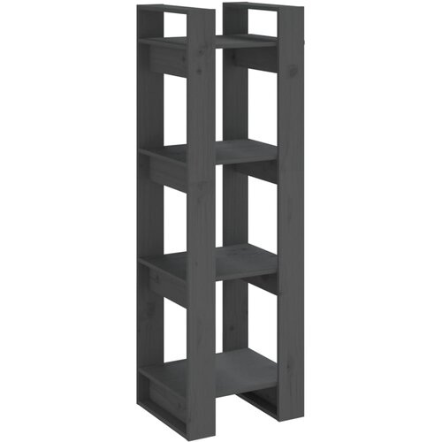  za knjige / sobna pregrada sivi 41x35x125 cm borovina Slike