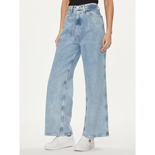 Tommy Jeans Jeans hlače Claire DW0DW17585 Modra Wide Leg