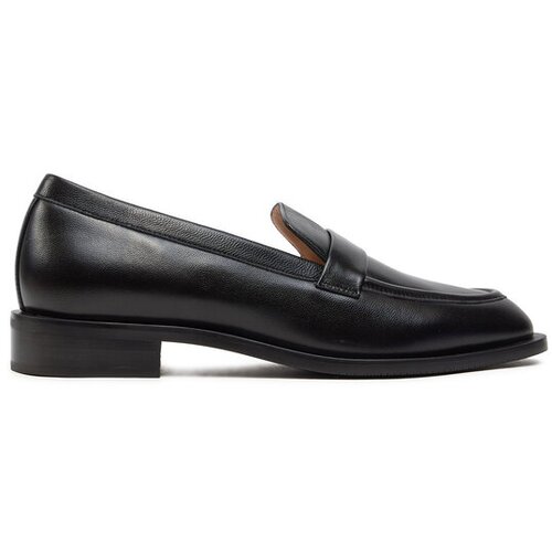 Stuart Weitzman Loaferke Palmer Sleek S5980 Črna Slike