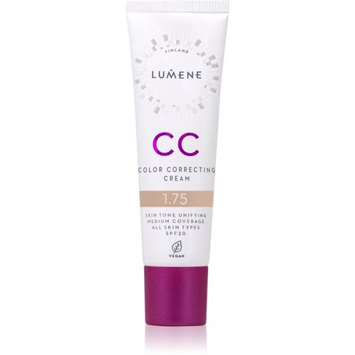 Lumene CC Color Correcting Cream CC krema za ujednačavanje tena SPF 20 nijansa 1.75 (Neutral) 30 ml Cijene