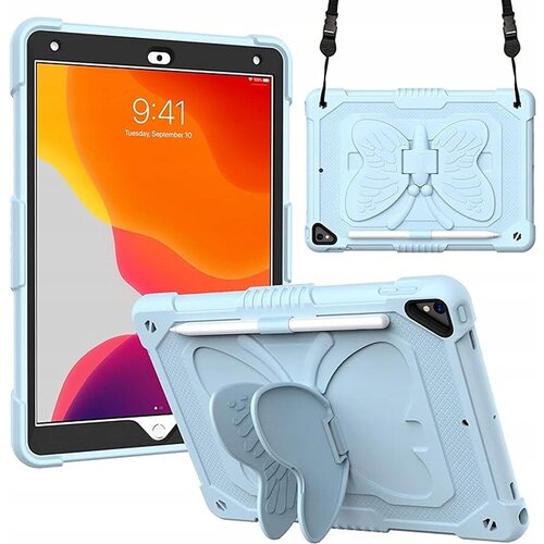 JTech Ohi&scaron;je za iPad 10,2" 2020/2019 s stojalom in naramnico Modra, (22025725) Cene
